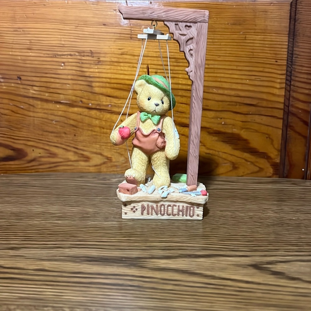Cherished Teddies Pinocchio  “You’ve got my heart on a string” figurine